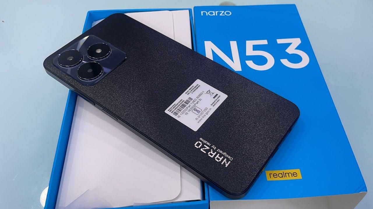 Realme Narzo N53 5G एक सस्ता लेकिन पावरफुल फोन है जिसमें 90Hz डिस्प्ले, 50MP कैमरा, 5000mAh बैटरी और 8GB+128GB स्टोरेज है - जानिए क्यों यह बजट सेगमेंट में चार चाँद लगा रहा है।