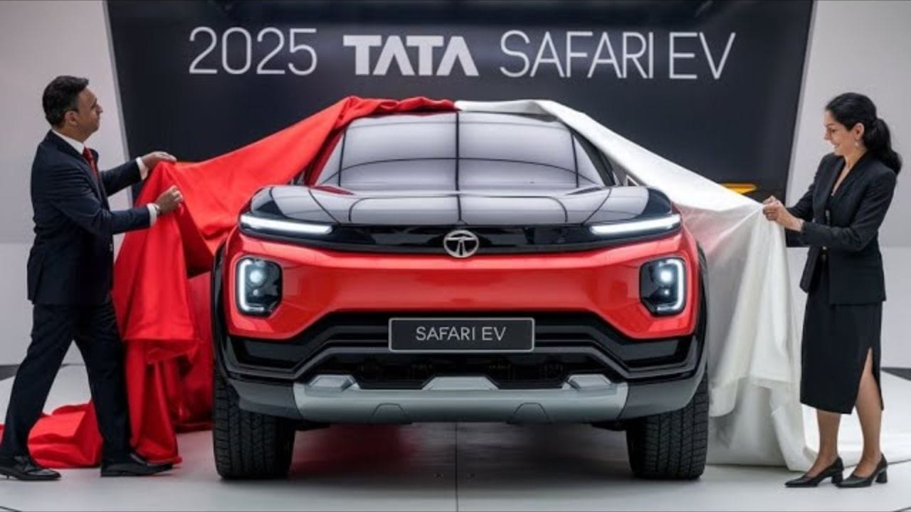 Tata Safari EV जल्द आ रही है, जिसमें मिलेगा 6‑सीटर या 7‑सीटर विकल्प, शानदार इंटीरियर, ADAS फीचर्स और पर्यावरण के अनुकूल ड्राइव—₹26–30 लाख में। जानिए क्या खासियत है इस दमदार SUV की।